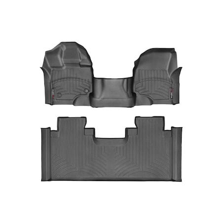 Weathertech Front and Rear Floorliners - Over The Hump, 447931-446975 447931-446975